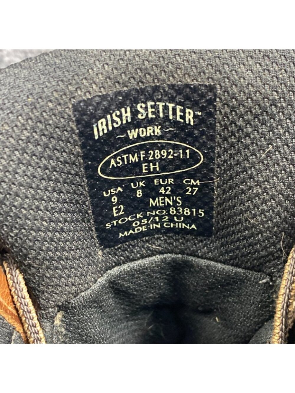 Red Wing Irish Setter Hopkins 83815 Work Boots Mens 9 EE Wide Waterproof 400g - Picture 9 of 16